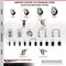 Service Caster 3.5 Inch 316SS Black Polyurethane Swivel 1-3/4 Inch Expanding Stem Caster Set SCC-SS316EX20S3514-PPUB-BLK-134-4 - alternate 1